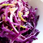 Red Cabbage Slaw with Yogurt Red Cabbage Slaw with Yogurt